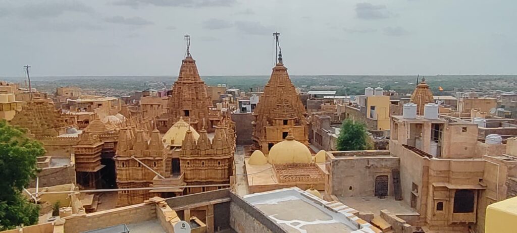 Intricately carved Jain temples inside Jaisalmer Fort