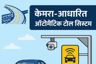 भारत में MLFF कैमरा आधारित ऑटोमैटिक टोल सिस्टम का ग्राफिक -NHAI