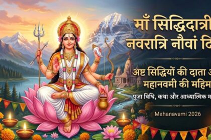 माँ सिद्धिदात्री का दिव्य स्वरूप, अष्ट सिद्धियों की दाता - नवरात्रि नौवां दिन महानवमी विशेष