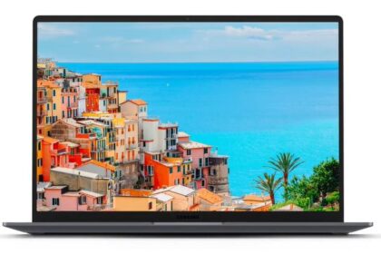 Samsung Galaxy Book6 premium AI laptop in Gray and Silver color with Intel Core Ultra 5 processor and large display