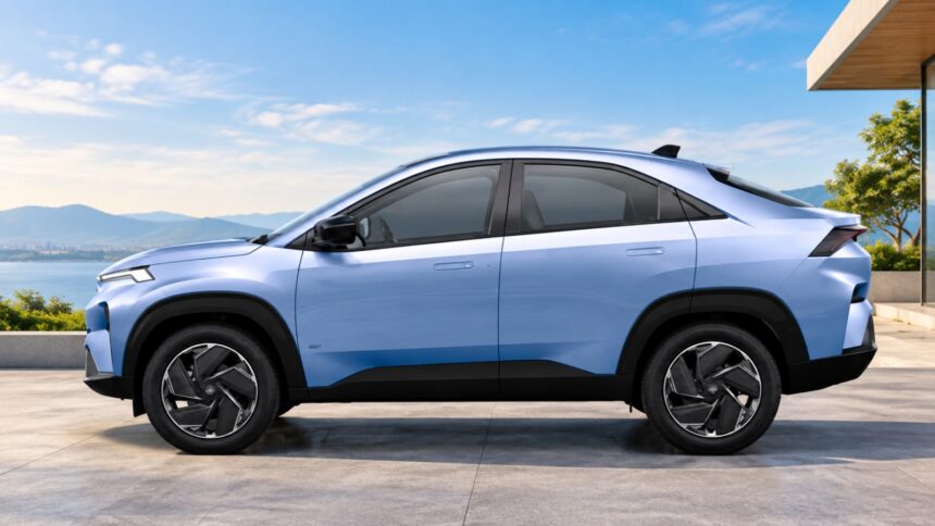 Tata Curvv.ev Series X 55 electric SUV coupé