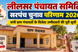 लीलसर पंचायत समिति सरपंच चुनाव परिणाम 2026 और ग्राम पंचायत विजेता उम्मीदवारों की सूची